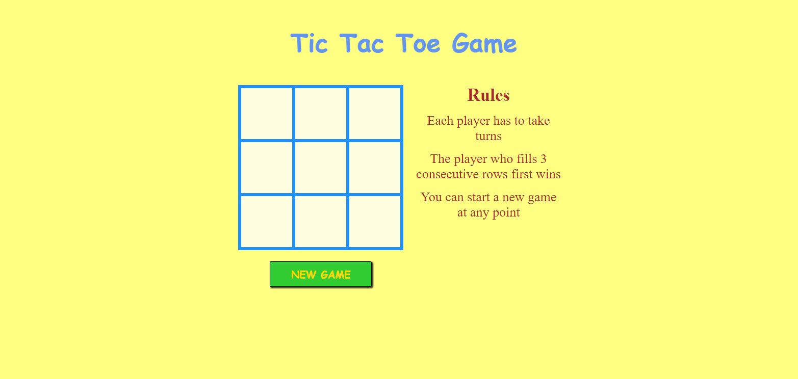 Tic Tac Toe Screenshot
